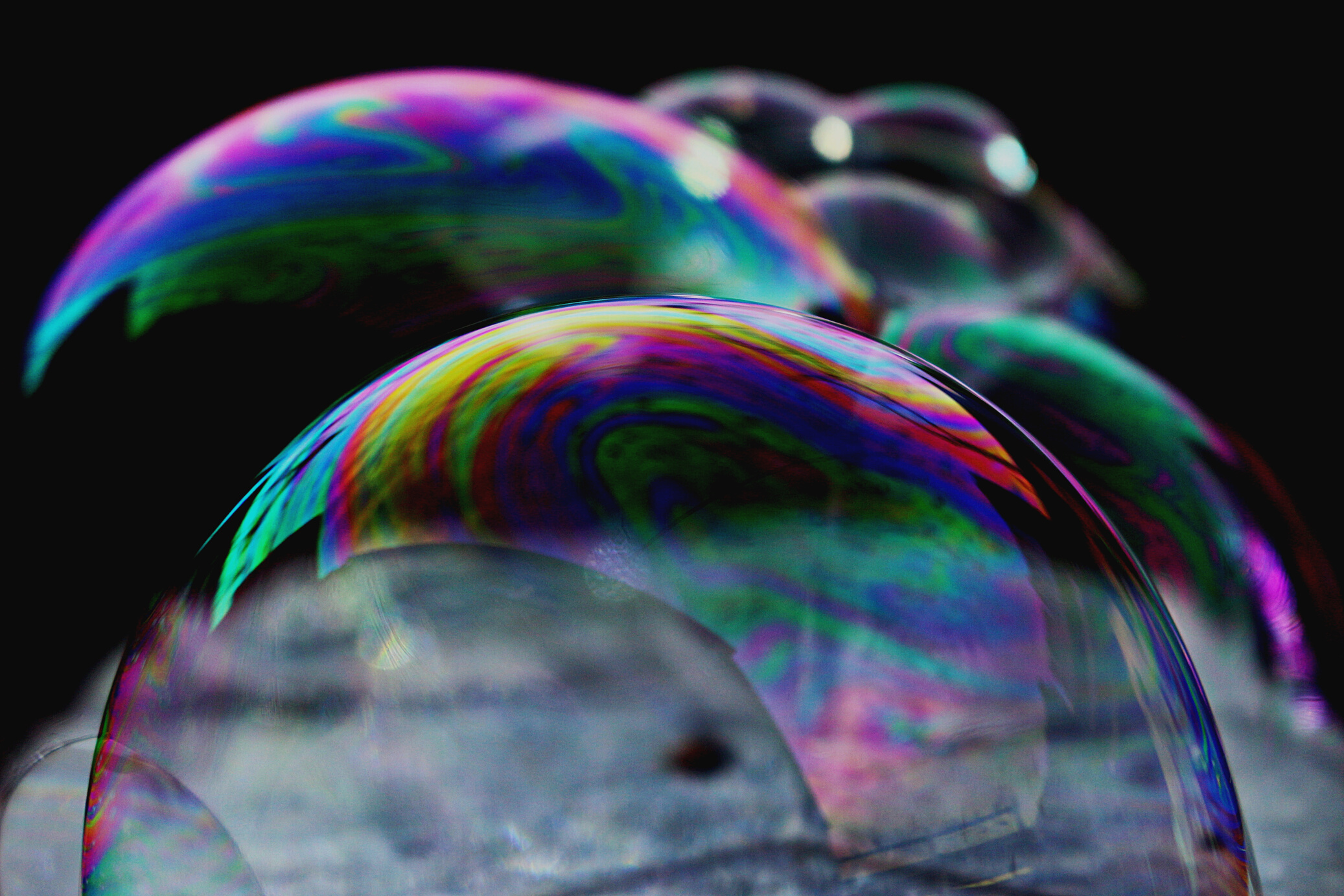 Colorful Bubble Detail